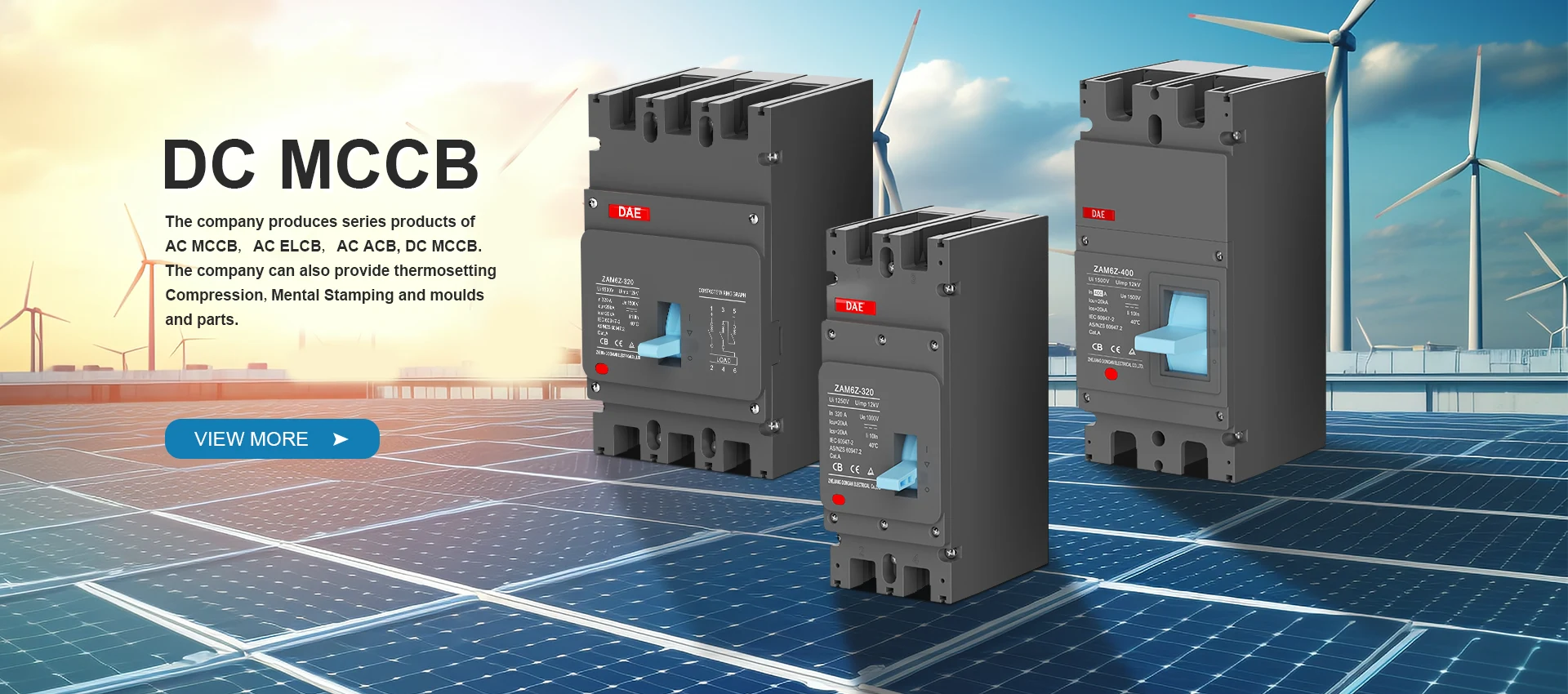 Nhà sản xuất MCCB DC