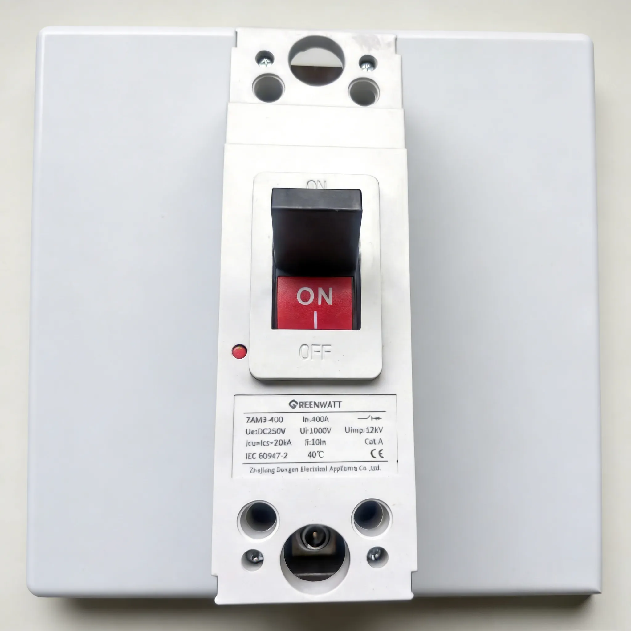 Bộ ngắt mạch vỏ đúc DC250V 250A 1P