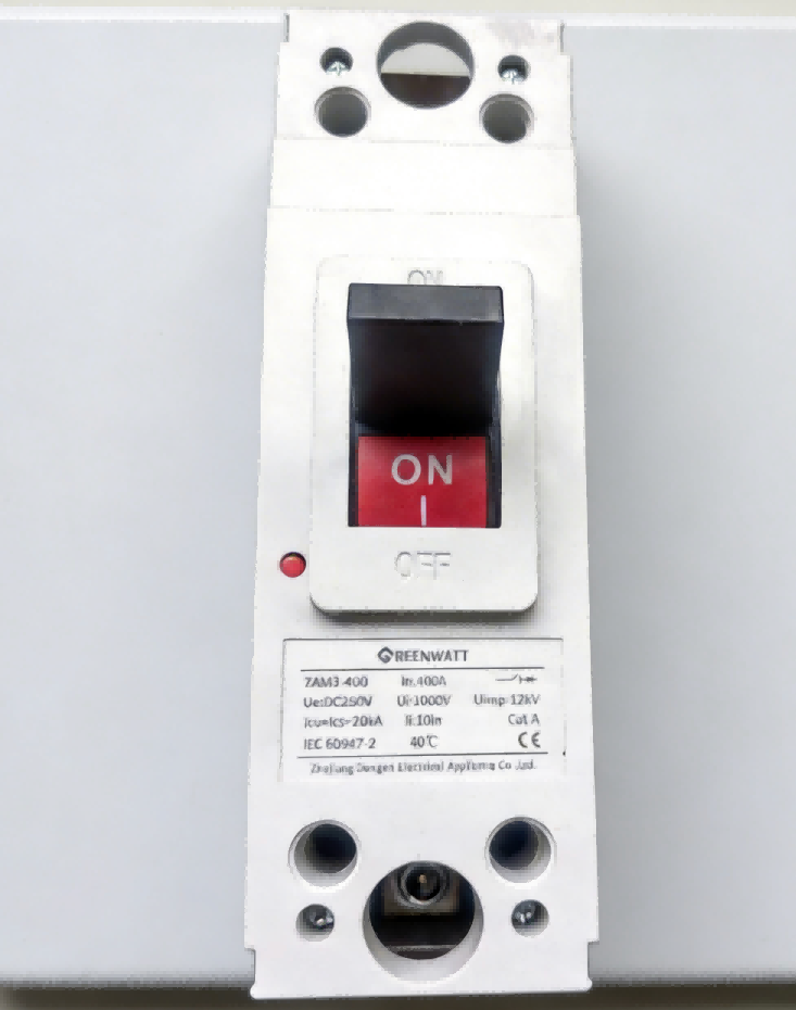 Bộ ngắt mạch vỏ đúc DC250V 400A 1P